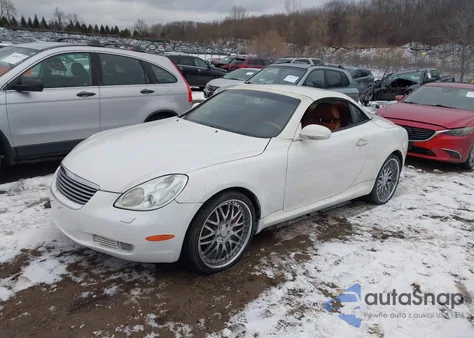 2004 Lexus Sc 430 z USA, uszkodzony, nr VIN JTHFN48Y740060844